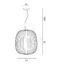 Spokes 2 large sospensione_Foscarini_dimensioni